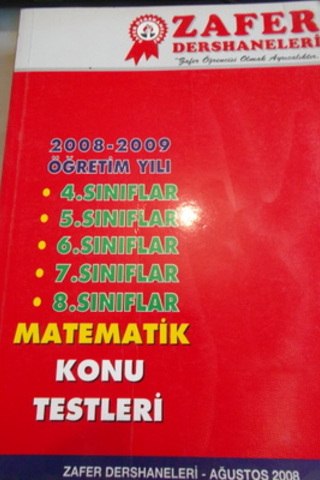 2008 - 2009 Öğretim Yılı Matematik Konu Testleri
