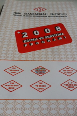 2008 Eğitim ve Sertifika Programı
