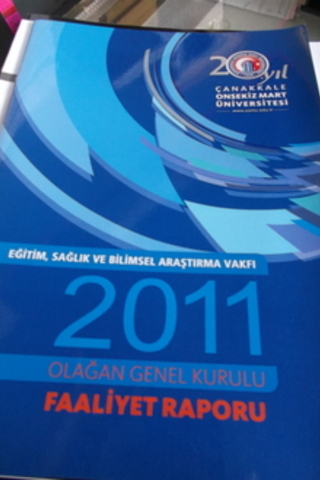 2011 Olağan Genel Kurulu Faaliyet Raporu
