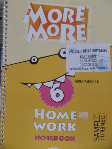 More & More 6 Home Work Notebook Osman Karakula
