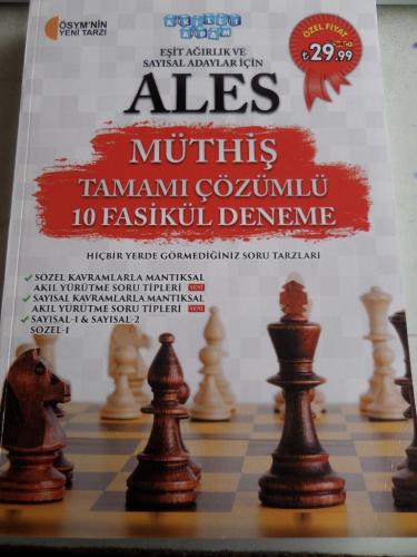 ALES Müthiş Tamamı Çözümlü 10 Fasikül Deneme