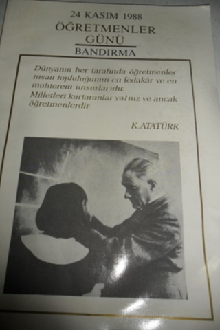 24 Kasım 1988 Öğretmenler Günü