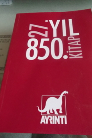 27. Yıl 850. Kitap