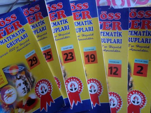 Üniversite Giriş Sınavına Hazırlık Dergisi Türkçe-Matematik Grupları /