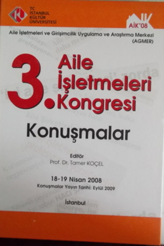 3. Aile İşletmeleri Kongresi Kongre Kitabı Tamer Koçel