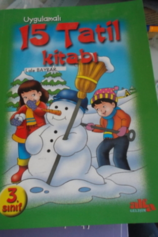 3. Sınıf Uyguamalı 15 Tatil Kitabı