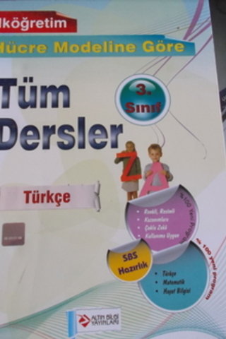 3. Sınıf Hücre Modeline Göre Tüm Dersler Türkçe