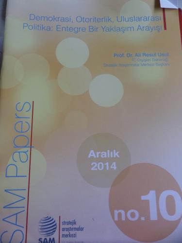 Demokrasi Otoriterlik Uluslararası Politika Entegre Bir Yaklaşım Arayı