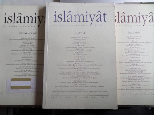 İslamiyet Üç Aylık Araştırma Dergisi 2001 / Cilt:4 Sayı:1-2-3