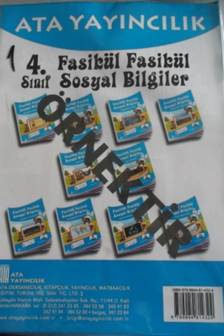 4. Sınıf Fasikül Fasikül Sosyal Bilgiler*