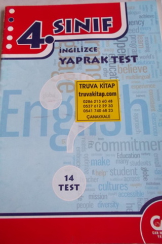 4. Sınıf İngilizce Yaprak Test