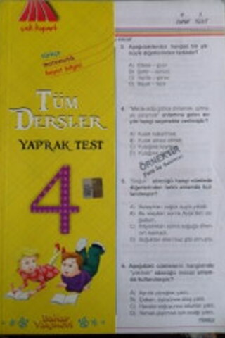 4. Sınıf Tüm Dersler Yaprak Test