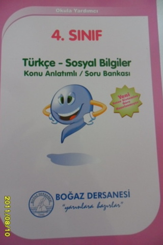 4. Sınıf Türkçe - Sosyal Bilgiler Konu Anlatımlı / Soru Bankası