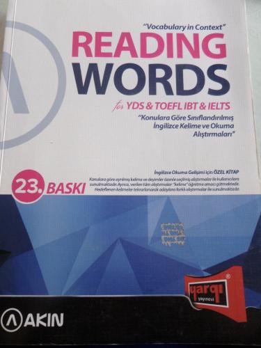 Reading Words Ahmet Akın