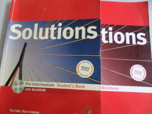 Solutions Pre-Intermediate ( Student's Book + Workbook ) Tim Falla