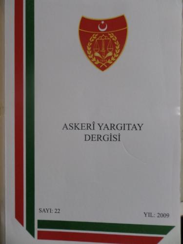 Askeri Yargıtay Dergisi 2009 / 22