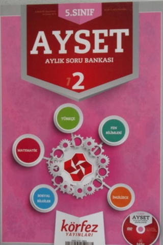 5. Sınıf Ayset Aylık Soru Bakası 2 Cd'li
