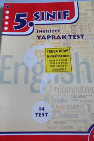 5. Sınıf İngilizce Yaprak Test