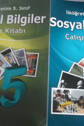 5. Sınıf Sosyal Bilgiler Ders Kitabı + Çalışma Kitabı Ahmet Utku Özens