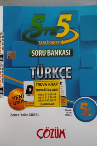 5. Sınıf Türkçe Soru Bankası Zehra Yeliz Gürel