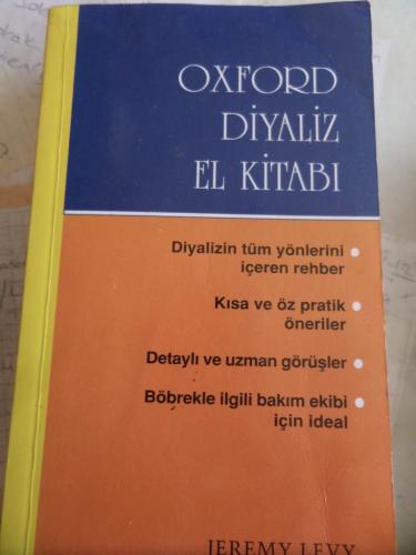 Oxford Diyaliz El Kitabı Jeremy Levy