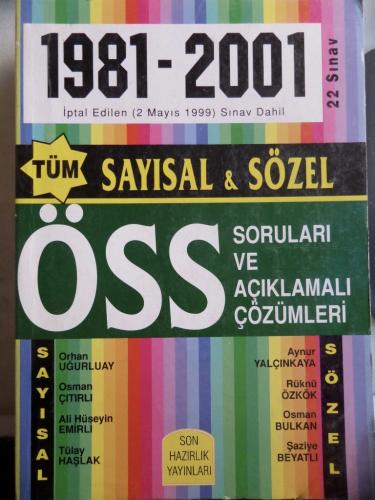 1981-2001 Sayısal & Sözel ÖSS Soruları ve Açıklamalı Çözümleri