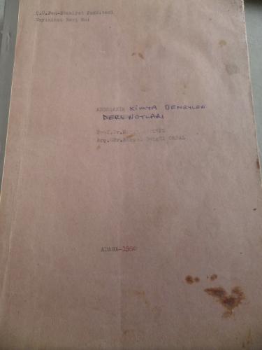 Anorganik Kimya Deneyleri Ders Notları Hamit Boztepe