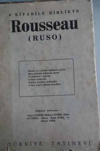 6 Kitabile Birlikte Rousseau (Ruso) Rousseau