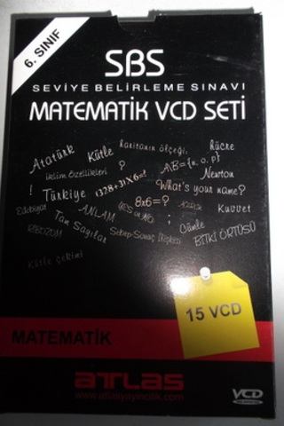 6. Sınıf SBS Matematik VCD Seti / 15 VCD