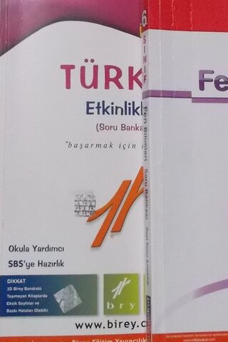 6. Sınıf SBS Kitapları / 3 Adet