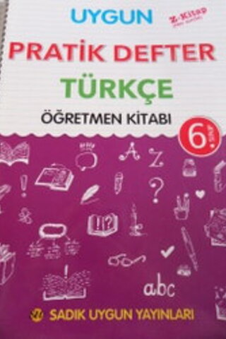 6. Sınıf Pratik Defter Türkçe Öğretmen Kitabı