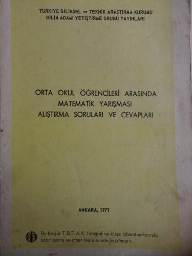 Orta Okul Öğrencileri Arasında Matematik Yarışması Araştırma Soruları 