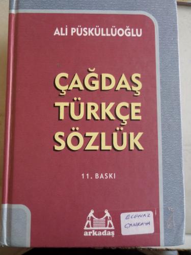 Çağdaş Türkçe Sözlük Ali Püsküllüoğlu
