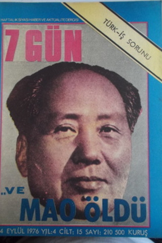 7 Gün Dergisi 1976 / 210