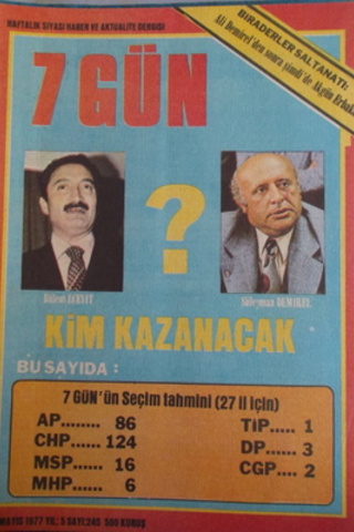 7 Gün Dergisi 1977 / 245