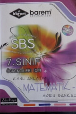 7. Sınıf Matematik Konu Anlatımlı Soru Bankası