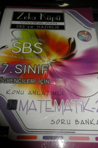 7.Sınıf SBS Matematik -2 Konu Anlatımlı Soru Bankası