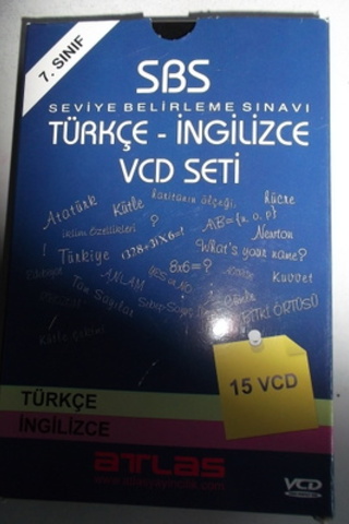 7.Sınıf SBS Türkçe-İngilizce VCD Seti / 18 VCD