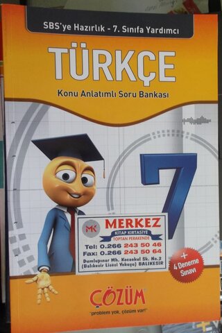 7. Sınıf SBS Türkçe Konu Anlatımlı Soru Bankası