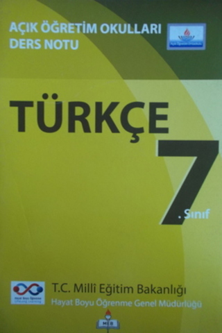 7. Sınıf Türkçe Ders Notu Tarık Deniz