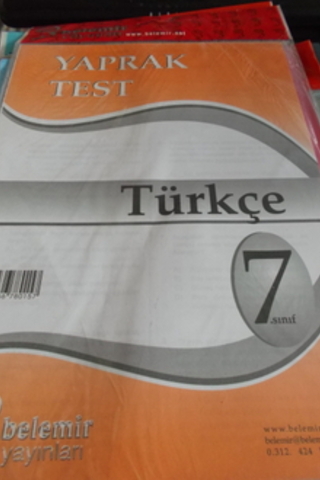 7.Sınıf Türkçe Yaprak Test