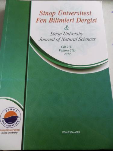 Sinop Üniversitesi Fen Bilimleri Dergisi 2017 / 2