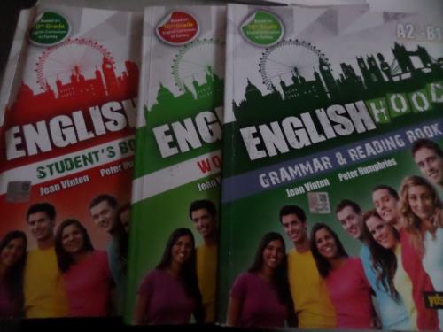 English Hood Student's Book + Workbook + Grammar & Reading Book Jean V