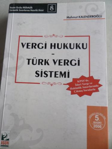 Vergi Hukuku Türk Vergi Sistemi Mahmut Kalenderoğlu