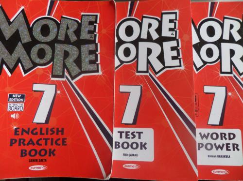 More & More 7 English Practice Book + Test Book + Word Power Seher Sal