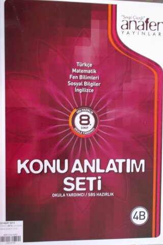 8. Sınıf Konu Anlatım Seti / 4B