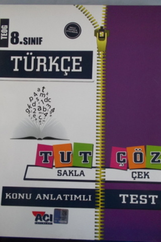8. Sınıf Türkçe Konu Anlatımlı Test