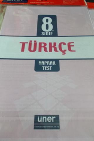 8.Sınıf Türkçe Yaprak Test