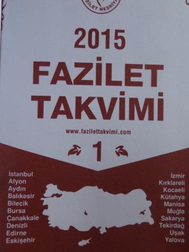2015 Fazilet Takvimi