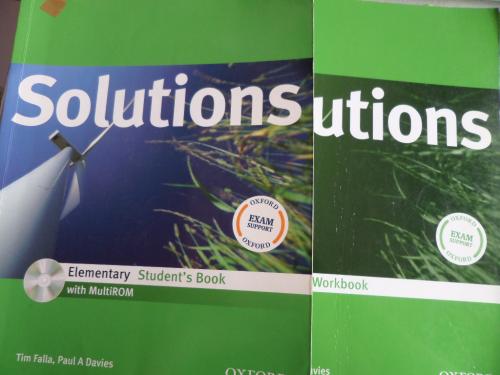 Solutions Elementary ( Student's Book + Workbook ) Tim Falla